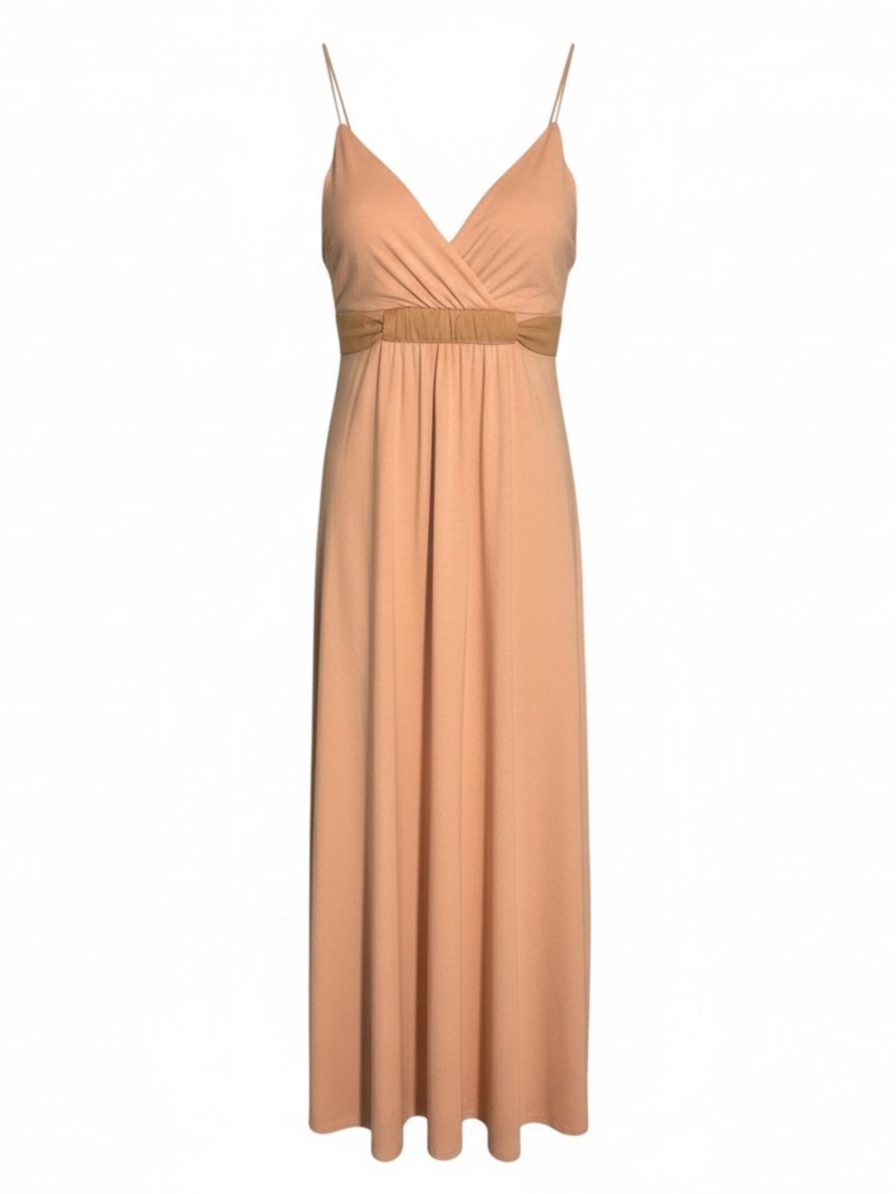 Theory Nude Spaghetti-Strap Maxi Dress
